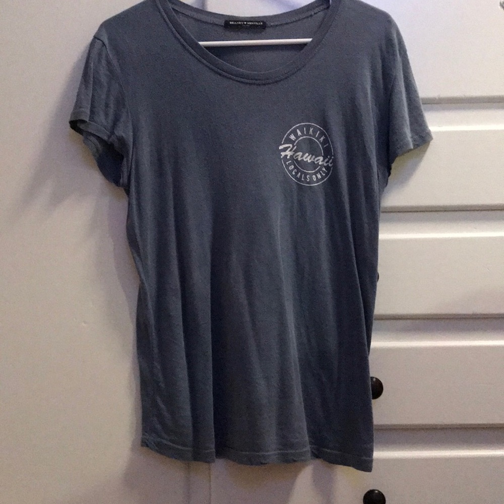 Light blue top